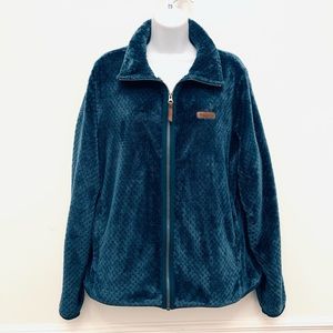 Columbia • Fire side ll Fuzzy Plush Zip-up Jacket Fireside Lg